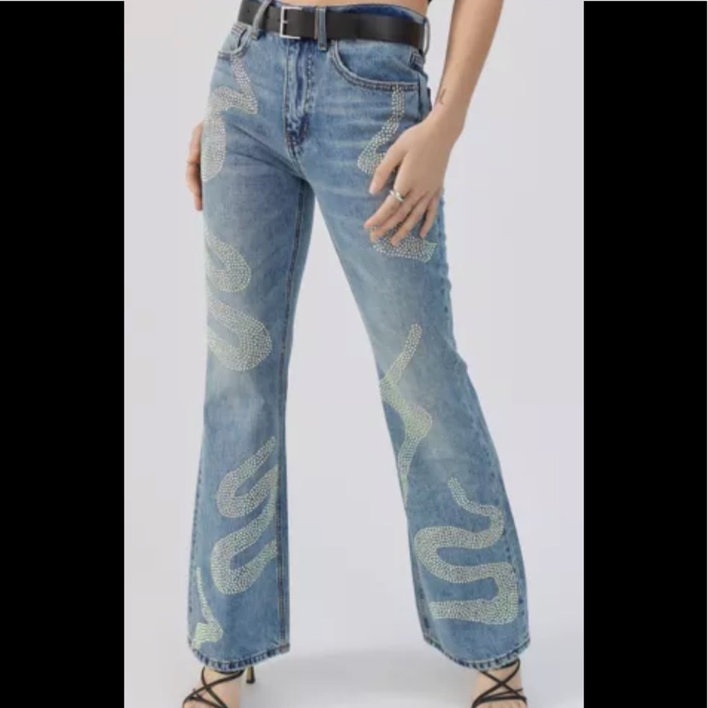 UO Bdg sequin bootcut jeans. NWT . Retail 119 . Brand new